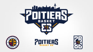 charte graphique pb86 poitiers basket 86 logo