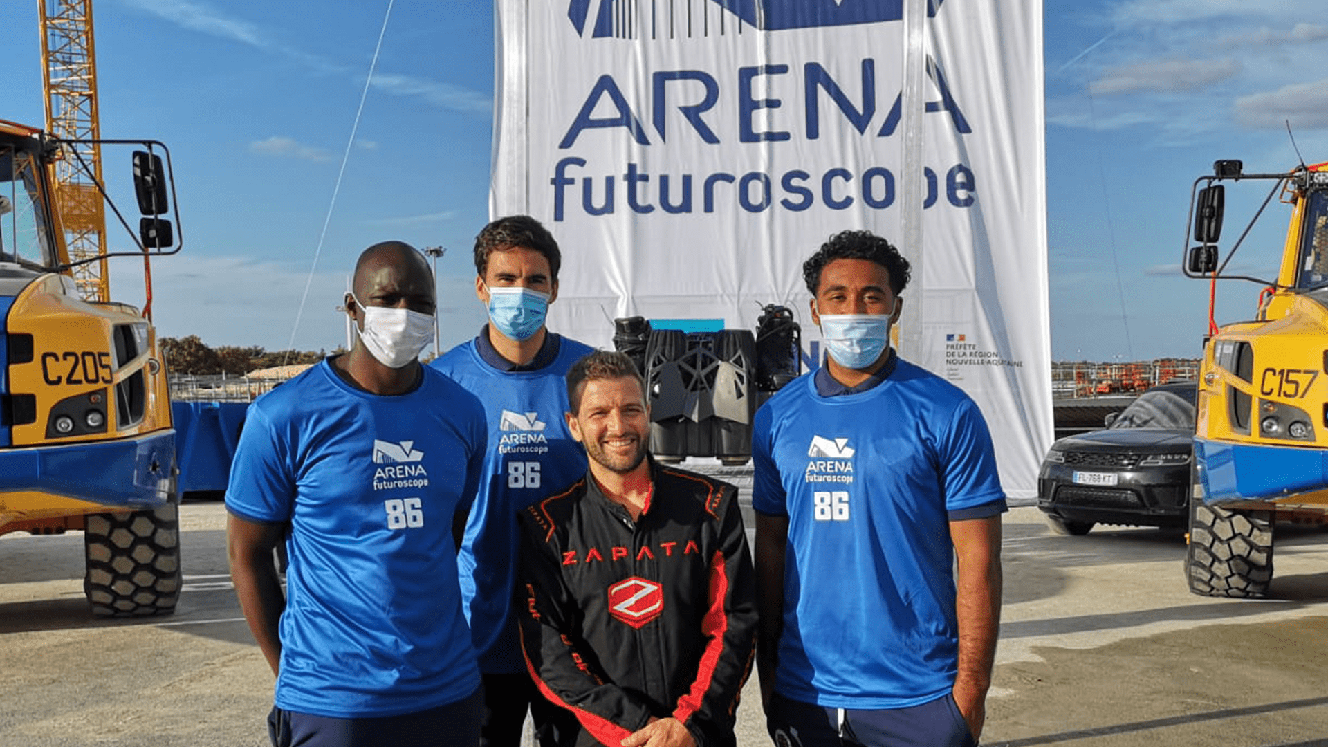 La pose de la 1ère pierre de l’Arena Futuroscope : un écrin dédié au sport et à la culture