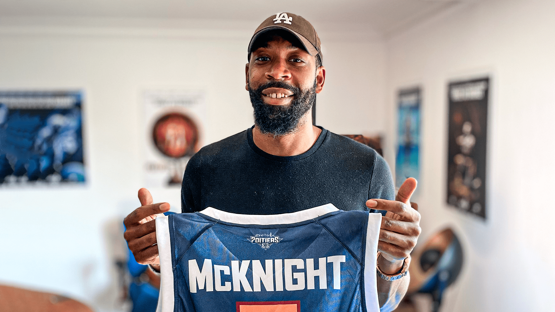 Chris McKnight est arrivé à Poitiers
