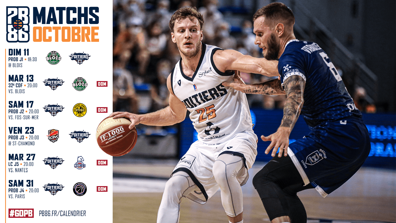 Octobre signe le retour de la ProB