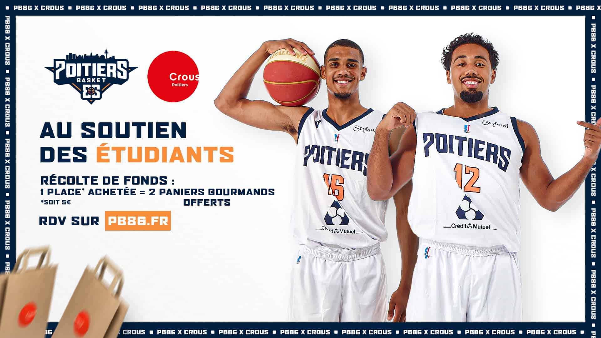 Le PB 86 et le Crous s’associent pour soutenir les étudiants