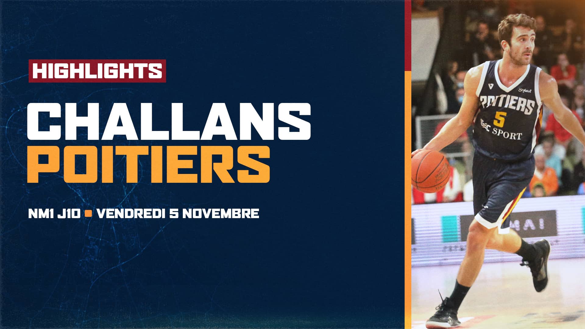 Actions : Challans vs Poitiers – J10 NM1