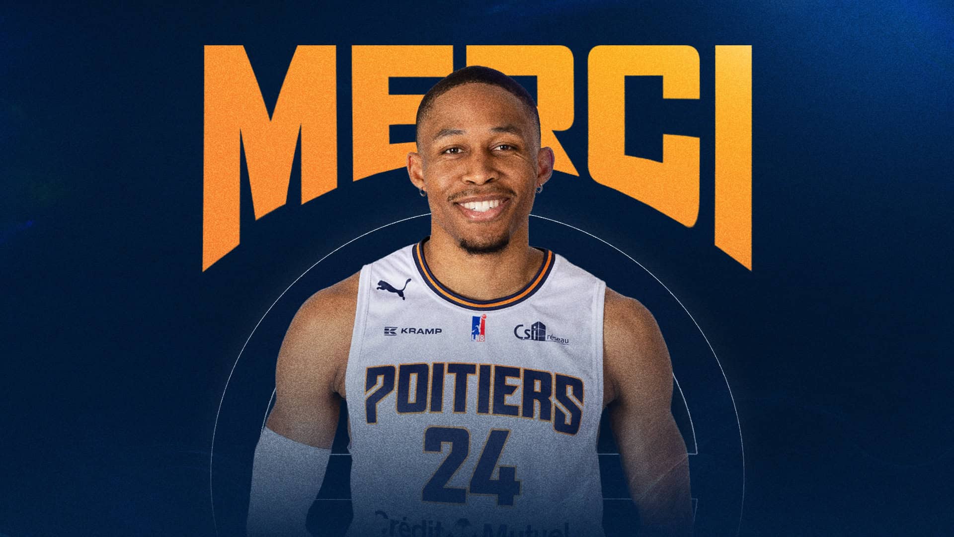 Andy CLEAVES II quitte le Poitiers Basket 86