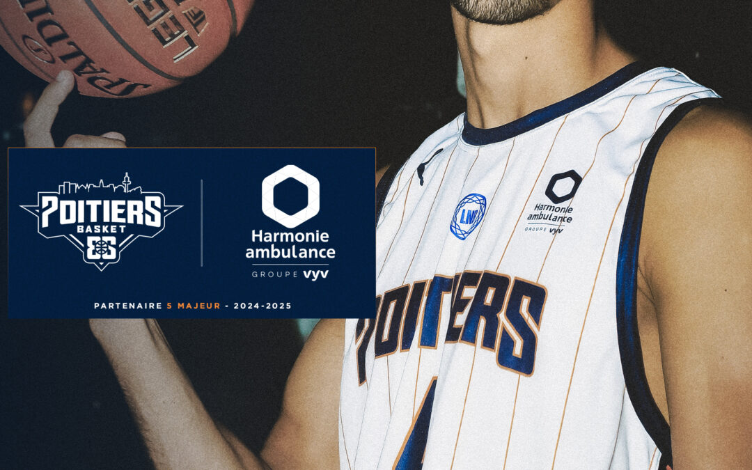Harmonie Ambulance,  Partenaire 5 Majeur du Poitiers Basket 86