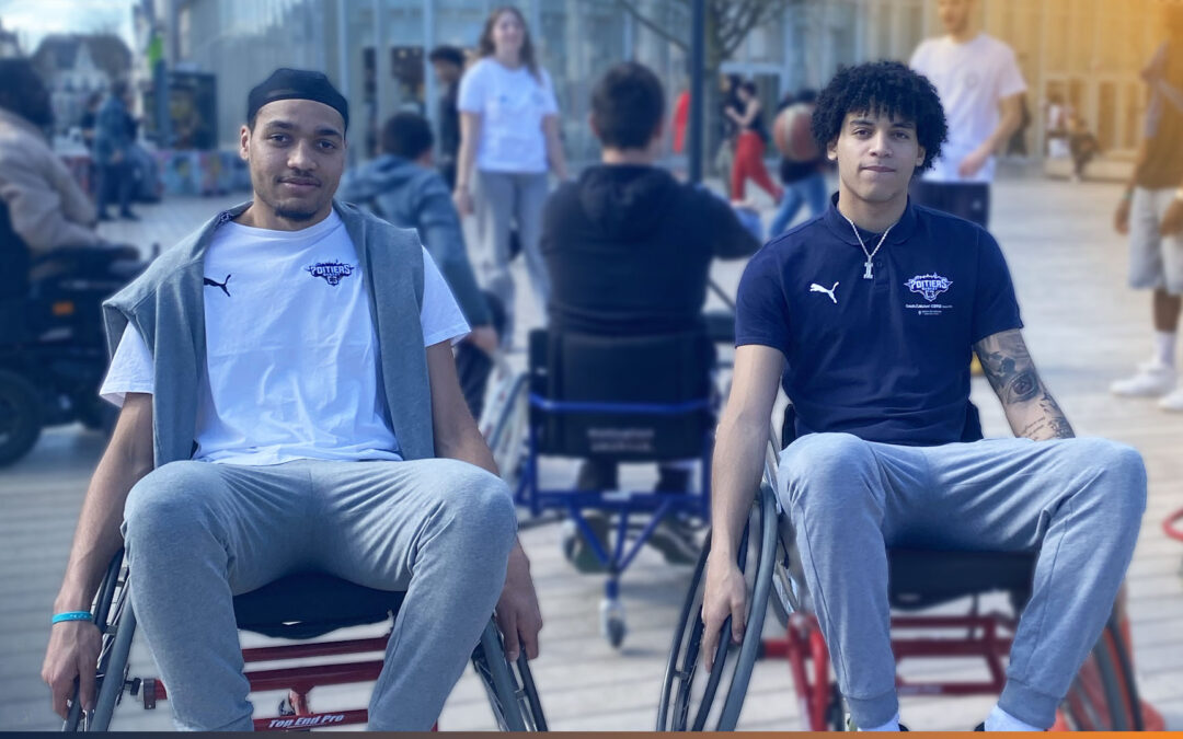 Guillaume et Ilane à la Journée Nationale du Sport et du Handicap