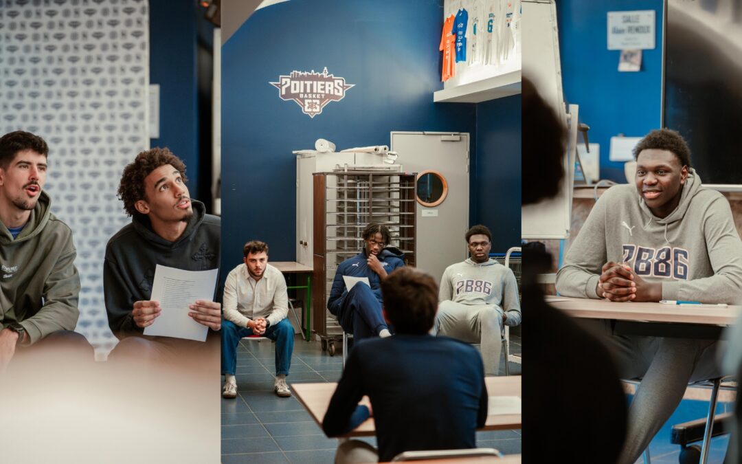 Le PB86 Solidaire accompagne les jeunes joueurs dans la prise de parole