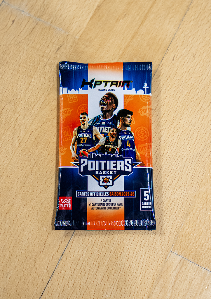 Sachet cartes Kptain 2025-2026 (5 cartes)